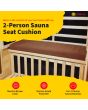Seat Cushion for 2-person Sauna - Brown - SA5052 