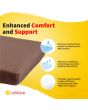 Seat Cushion for 2-person Sauna - Brown - SA5052 