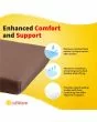 Seat Cushion for 2-person Sauna - Brown - SA5052 