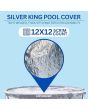 Silver King Winter Pool Cover - Oval 
