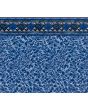Silver Kingsford Tile Light Blue Diffusion Floor Inground Liner by Freetime Fun 27 MIL 