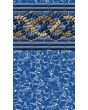 South Beach with Aurora Inground Pool Liner 27/20 MIL. - Clearance - By Latham