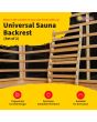 Universal Sauna Backrest - Set of 2 - SA5059