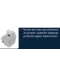 VERTICAL END CAP PAINTED 7" - 580-2426 