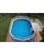 Vinyl Works 5 X 10 Resin Pool Deck Model RD - Taupe (FOR OVAL POOLS ONLY) 
