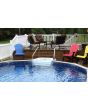 Whispering Wind II Swimming Pool with In-Step Entry System 30' Round 