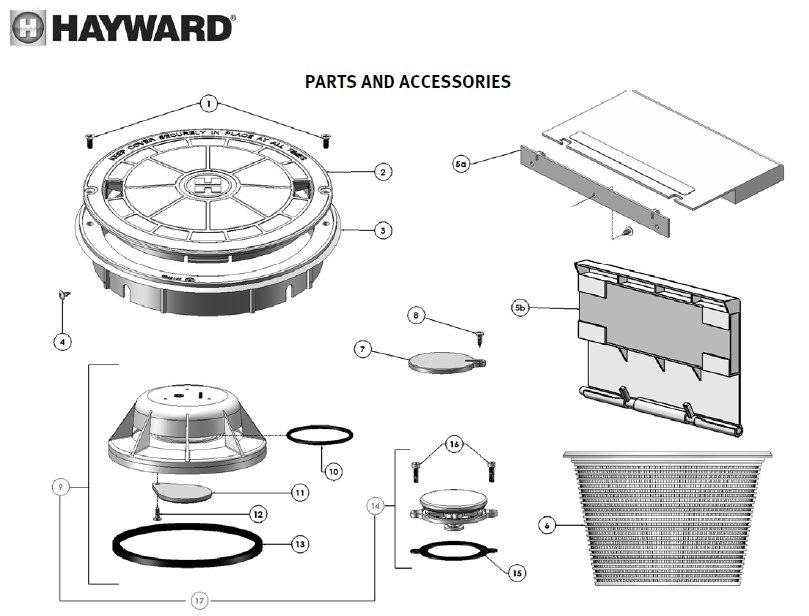 Hayward Sp1070 Sp1071 Replacement Parts Skimmer Parts And Accessories Skimmers Drains Return Fittings