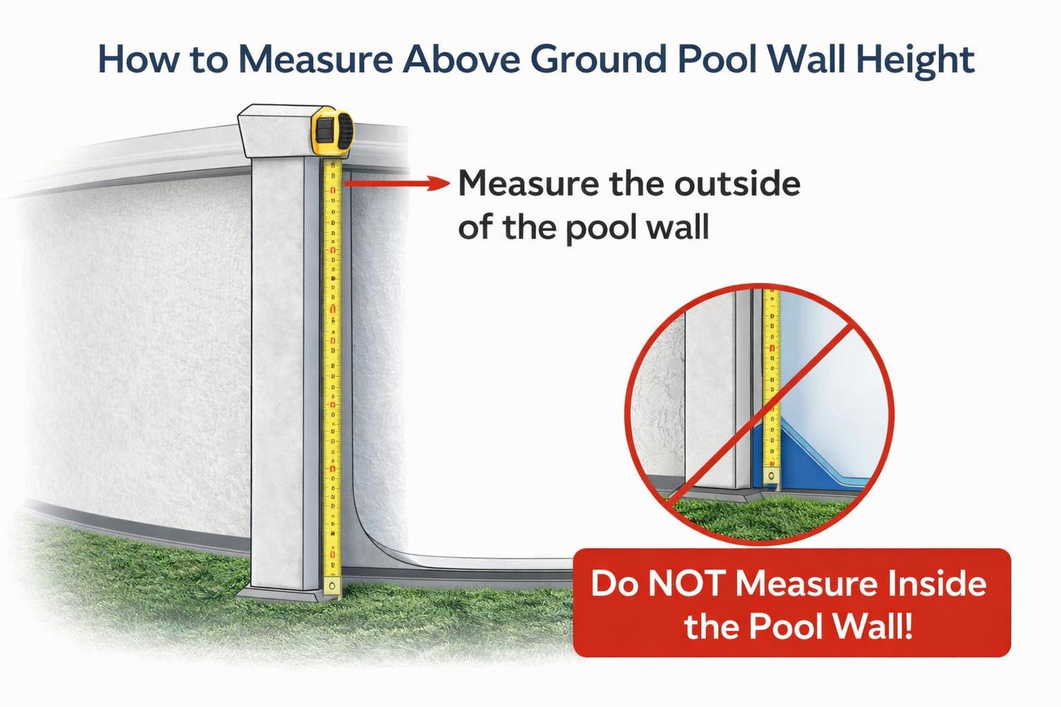 How to Measure Your Above Ground Pool Wall Height for the Perfect Pool Liner Fit
