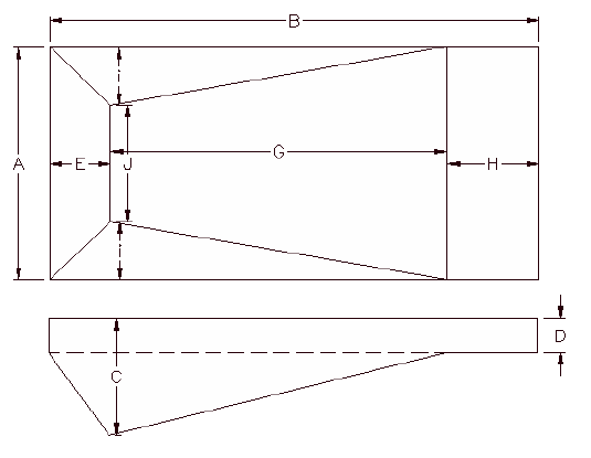 Wedge Rectangle Pool Measure Guide